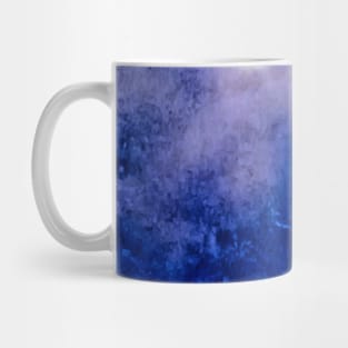 blue gradient watercolor design Mug